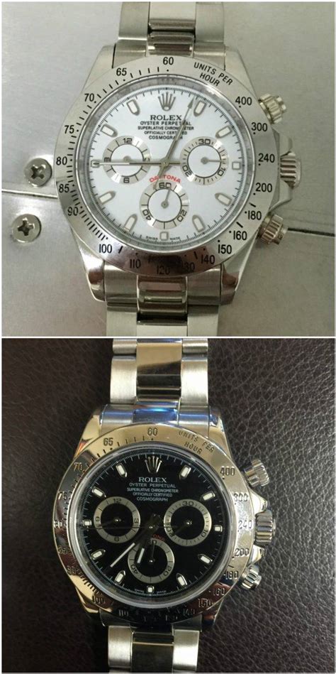 rolex daytona original vs replica|counterfeit rolex watches for sale.